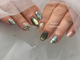 チェックネイル