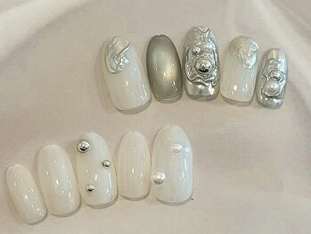 ティーエヌ 辻堂店/アシンメトリーネイル☆7700円