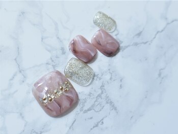 アバネイル 藤が丘(AVA NAIL)/【ニュアンスフットネイル】