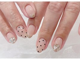 【パラジェル】ドットネイル