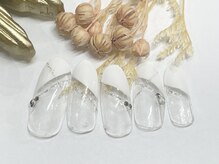 アイラッシュトウキョウドットライズ エキニア横浜店(TOKYO.RISE)/斜めフレンチネイル