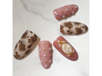 アラ ウィー ナッティー ネイル 北千住店(Aala wi Natty nail)/秋冬ピンクネイル