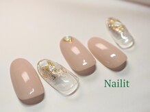 ネイリット 銀座(Nailit)/クリアシェル¥9400【¥10340】