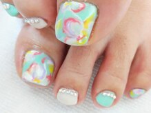 エムネイル(M Nail)/フットネイル(南国フラワー)