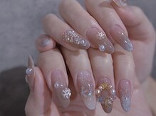 エム 新大久保店(M)/クリスマスネイル