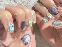 ノラ ミナミアオヤマ(NORA MINAMIAOYAMA)/大人のネイビーマグネット