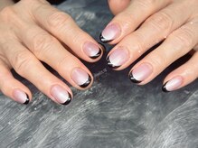 アイリスネイル 大塚(Iris Nail)/上品なカラーフレンチネイル
