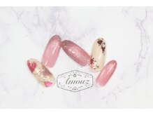 アモウズ(Amouz)/定額【テーマ:ハートネイル】1