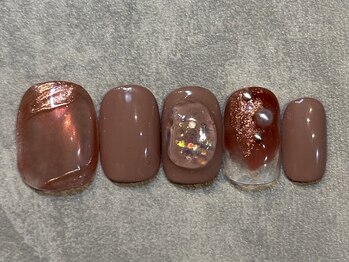 カラネイル 南森町店(calla nail)/ミラーアート