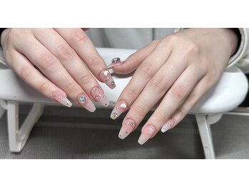 グラデーションチップ長さだし