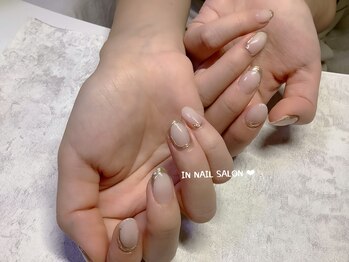 インネイルサロン 日暮里(IN NAIL SALON)/初回オフ無料ミラーフレンチ7500
