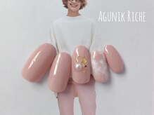 アグニークリッシェ(Agunik Riche)/【押し花ネイル】