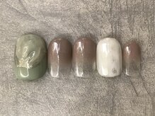 カラネイル 南森町店(calla nail)/シルバーミラーアート