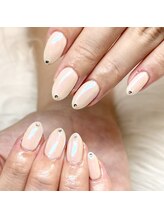 マイオティック ネイル(miotic nail)/先端ストーンネイル