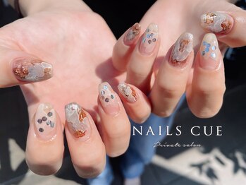 ネイルズキュー(NAILS CUE)/トレンドニュアンスフルデザイン