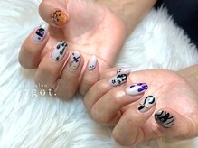 アンガット(angot.)/cat　halloween　fullart　☆