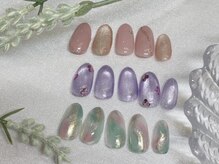 アングゥ ウル(ungu ul)/4月マンスリー/定額ネイル