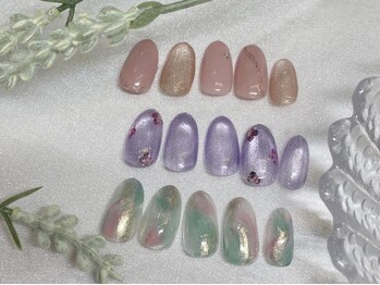 4月マンスリー/定額ネイル