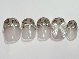 レオパードフレンチリボン￥9000