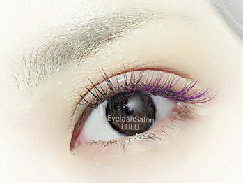 アイラッシュ サロン ルル 春日井店(Eyelash Salon LULU)/カラー使いでアイシャドウ効果★