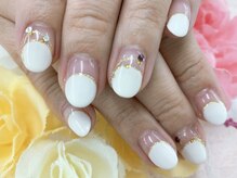 デコルネイル(Decor nail)/【豊田】冬ホワイトフレンチ