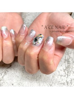 エースネイル(Ace nail)/マグネットでラメグラ♪