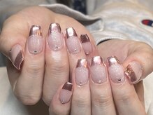 レミア 関内(REMIA)/6月　ミラーフレンチネイル