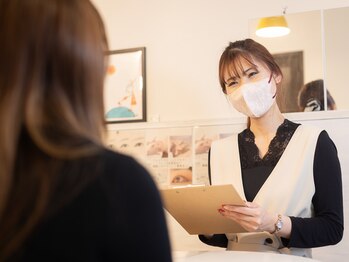 ビ ルームクプクプ(美room KUPUKUPU)/カウンセリングの様子