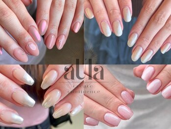 アウラ(aUla)の写真/【時間外の施術も受付可能◎】シンプルだけど上品で大人なデザインが得意♪派手なネイルができない方にも◎