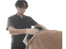 てんでらく/　頭部施術一例