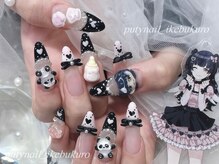 プティネイル 池袋(Puty Nail)/黛冬優子ネイル 3D　スカルプ