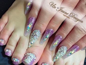 アン ジョーヌドラゴ/キラキラ☆グラデーションネイル