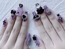 メロディービューティーサロン(Melody)/紫ネイル