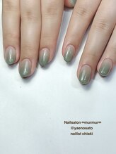 マーマ 八戸ノ里店(murmur)/グリーングラデーションネイル