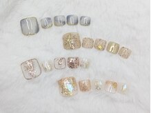 マノマノ(mano mano)の雰囲気（【フットネイル】ワンカラー～こだわりが詰まったデザインまで♪）
