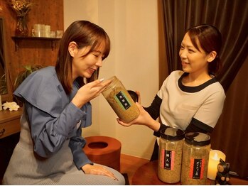 ミドリ(MIDORI)/気分に合わせてよもぎ蒸しを選択