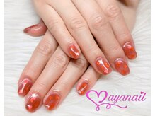 アヤネイル(ayanail)/マグネットハートホロネイル！！