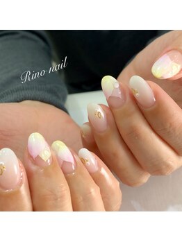 リノ ネイル(Rino nail)/花びらフレンチ