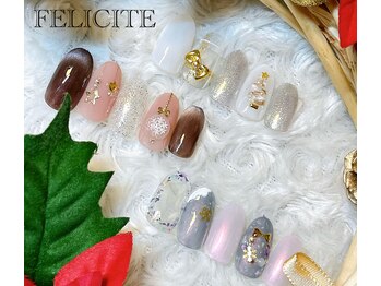 クリスマスネイル