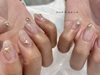 マリーネイルズ 大阪梅田店(MARIE NAILS)/ご新規様￥8800 0213a 透明感