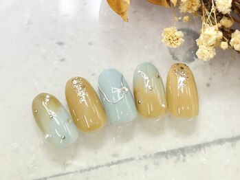 キャンアイドレッシー 足利店(Can I Dressy)/春・大人可愛い上品ネイル¥6000