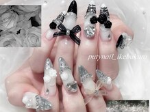 プティネイル 池袋(Puty Nail)/冬フレンチネイル　スカルプ