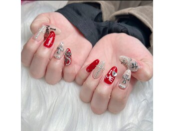 個性派ネイル/クロムネイル