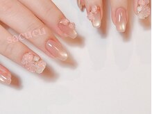 サククネイル(sacucunail)の雰囲気(☆定額Bコース☆バラ埋め尽くしネイル【マグ/薔薇/トレンド】)