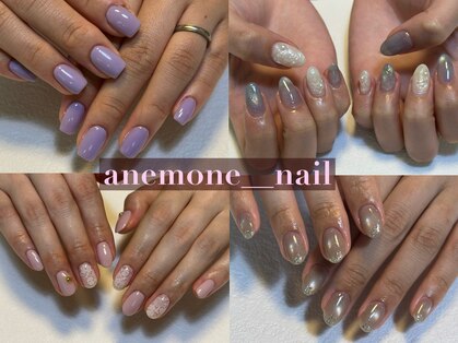 アネモネネイル(anemone nail)の写真