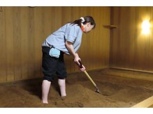 こうそdeほっと/埋まる準備、酵素床を掘り起こし