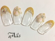 ネイルズ(nAils)/ゴールドフレンチ