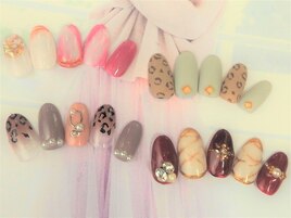 秋ネイル☆サンプルチップ