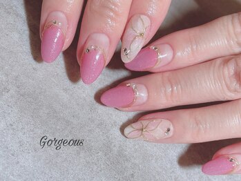 ゴージャス ネイル アンド スクール(Gorgeous)/フラワーアクセサリー nail