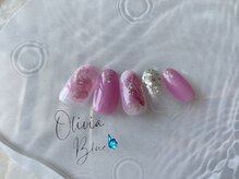 オリビアブルー(Olivia Blue)/インクネイル